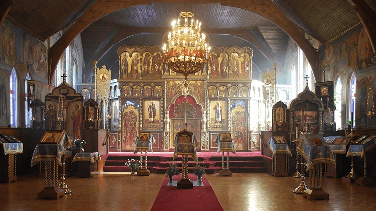 Храм Покрова Пресвятой Богородицы Русской Православной Церкви в Гамильтоне. Holy Veil Of Holy Mother Russian Orthodox Church, Hamilton