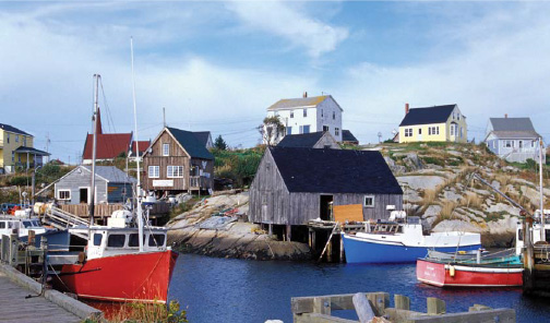 Гавань Peggy’s Cove в Новой Шотландии. Гавань Пеггис Коув (Peggy’s Cove) в Новой Шотландии.
